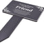Estaca para placa exterior negro impermeable