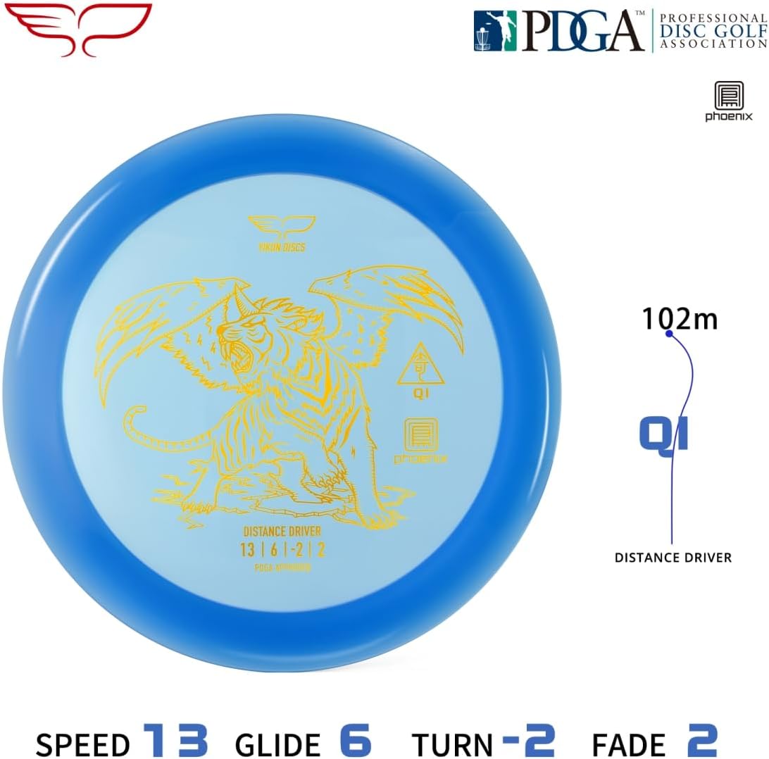 Conductor Qi golf PDGA plástico transparente
