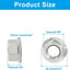 Tuercas hexagonales M10 acero inox 304 5 Uds