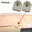 Clip retención soporte visera solar Ford F150 09-14 beige-gris 2uds
