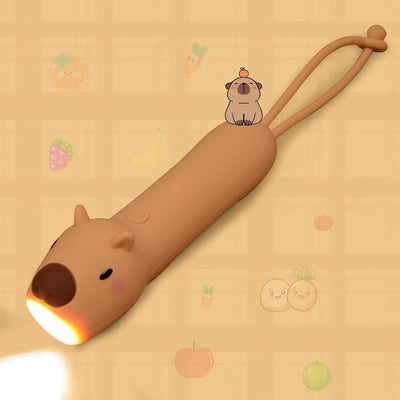 Linterna recargable regulable estilo capybara