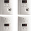 Detector CO enchufe pared batería 9V LED digital set 4