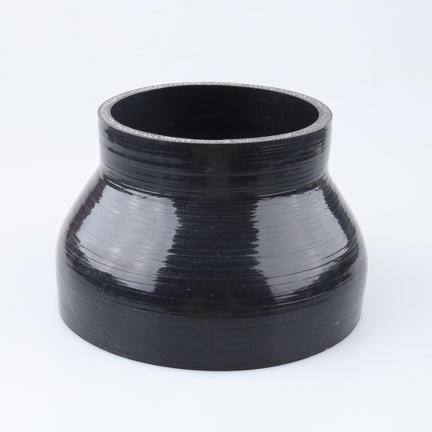 Manguera silicona reductora 4" negra 4" de longitud