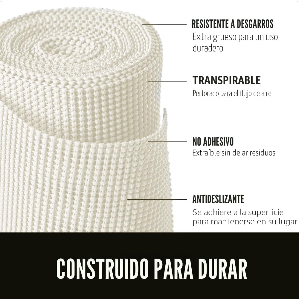 Forro cajones y estantes agarre fuerte no adhesivo