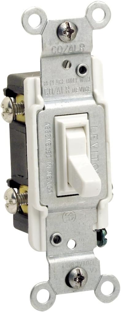 Interruptor silencioso 3 vías 15A 120V grado residencial