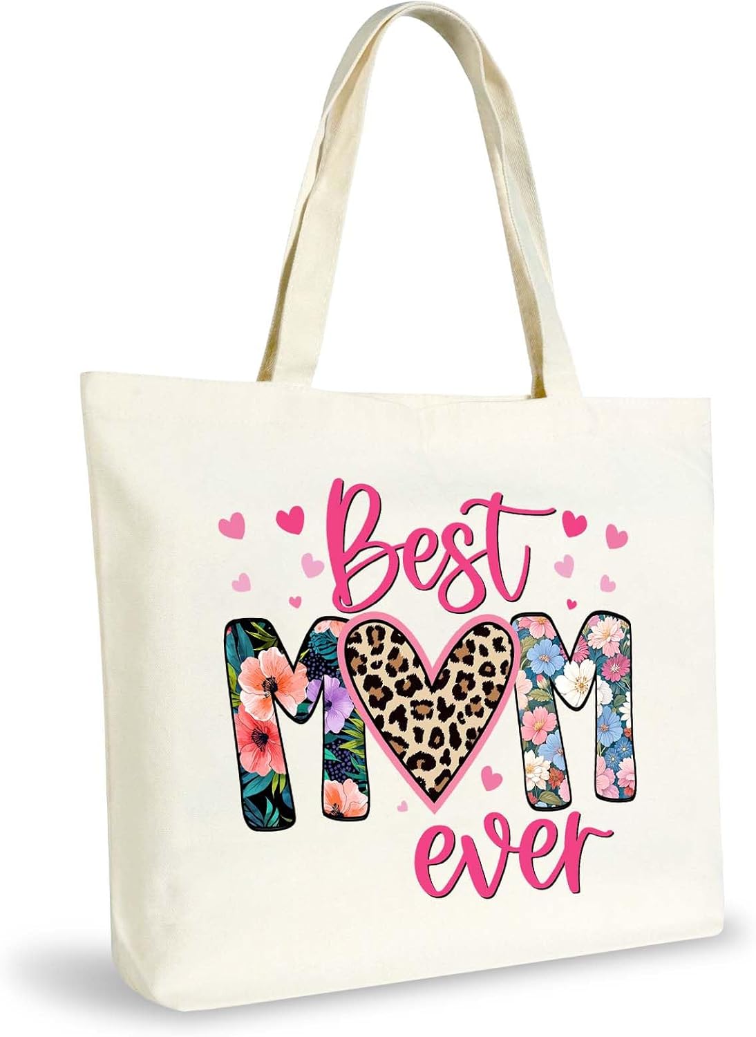 Bolsa tela flores regalo madre cumpleaños mujer