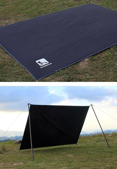 Lona impermeable 95x83pulg tapete 4en1 camping senderismo