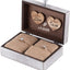 Caja anillos boda soporte matrimonio blanco antiguo