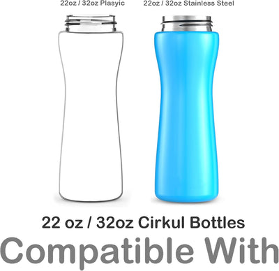 Funda elegante para botella Cirkul con asa y correas