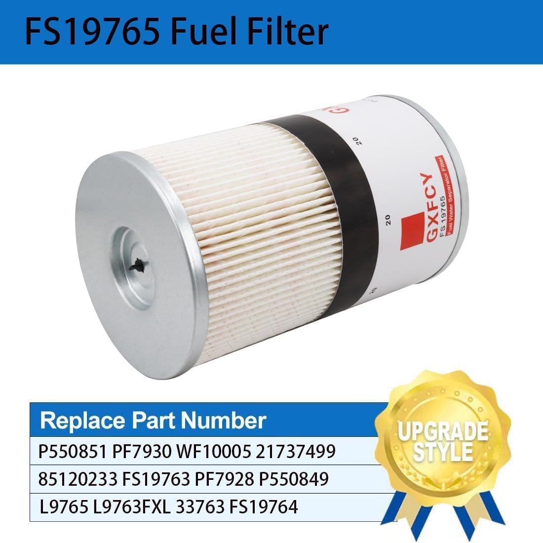 Filtro separador agua combustible X12 X15 3 Pzas