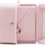 Caja terciopelo rosa para joyas pendientes colgantes