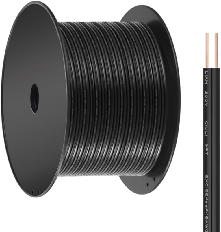 Cable eléctrico SPT-1 18/2 200pies para lámparas LED