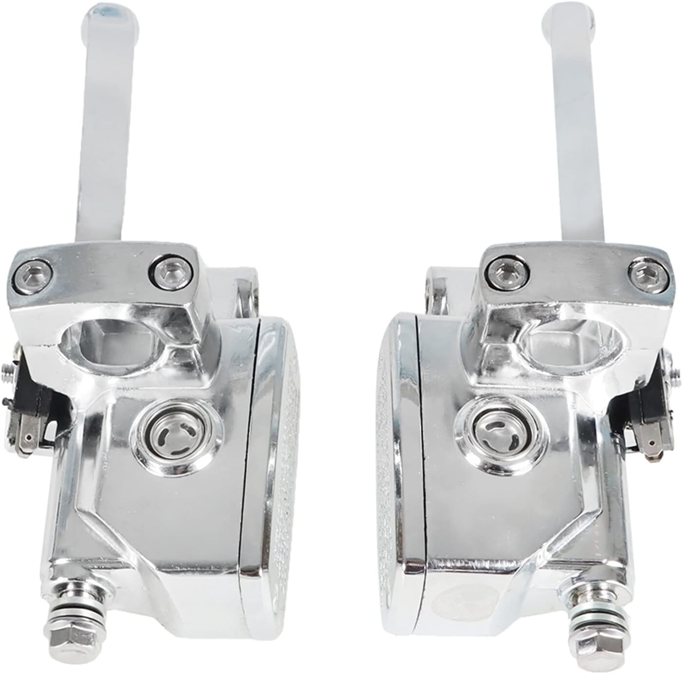 Freno embrague hidráulico motocicleta cromado 0.984"