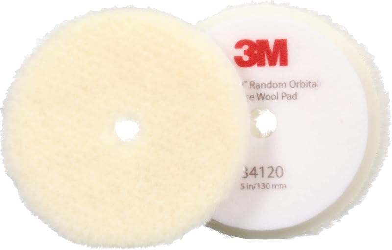 Almohadilla orbital compuesto lana gruesa 5/130mm blanco