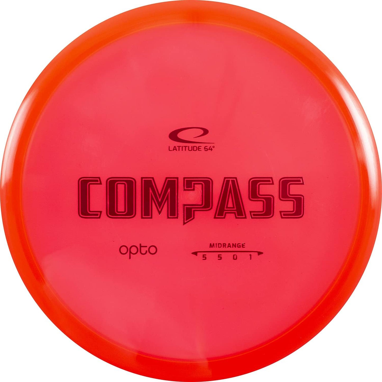 Disco golf rango medio 6.00oz volador recto rojo
