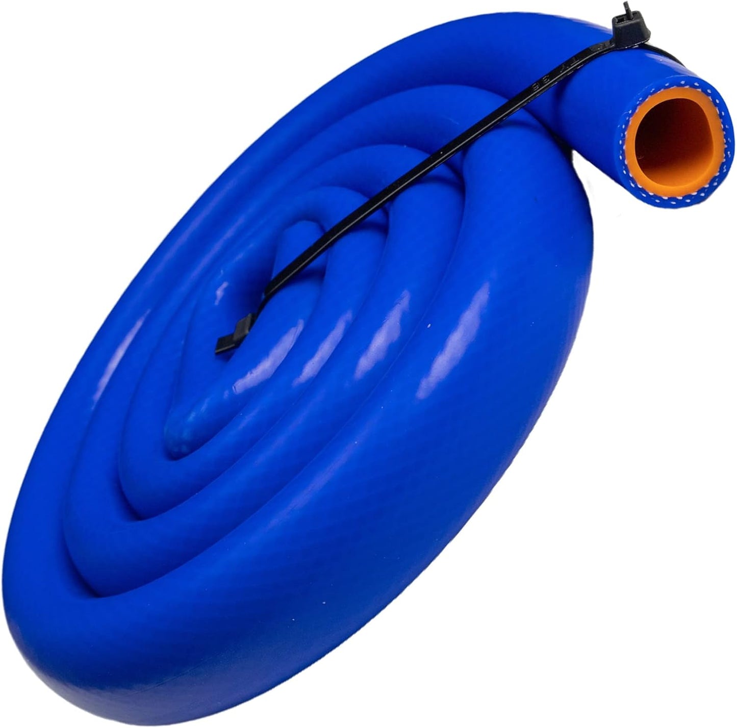 Manguera calentador silicona reforzada azul 5/16" 5ft