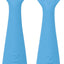 Set 12 Pzas Tenedores y Cucharas Silicón Fácil Agarre Azul