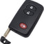 Funda llave 3 botones comp Toyota Prius Highlander Camry