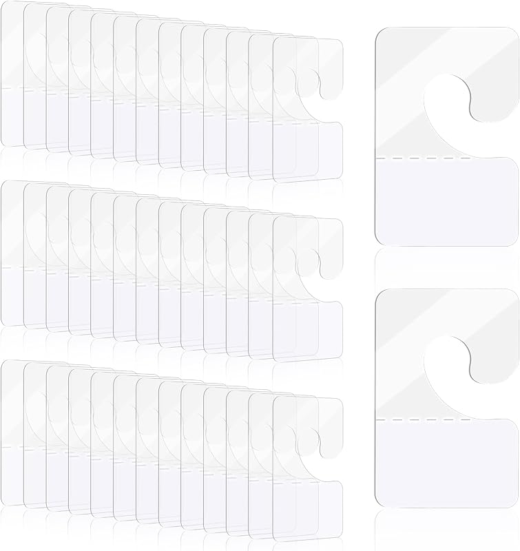 200 Ganchos Transparentes Autoadhesivos para Etiquetas Colgantes