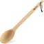 Cuchara madera haya 17pulg ergonómica con bucle cuero