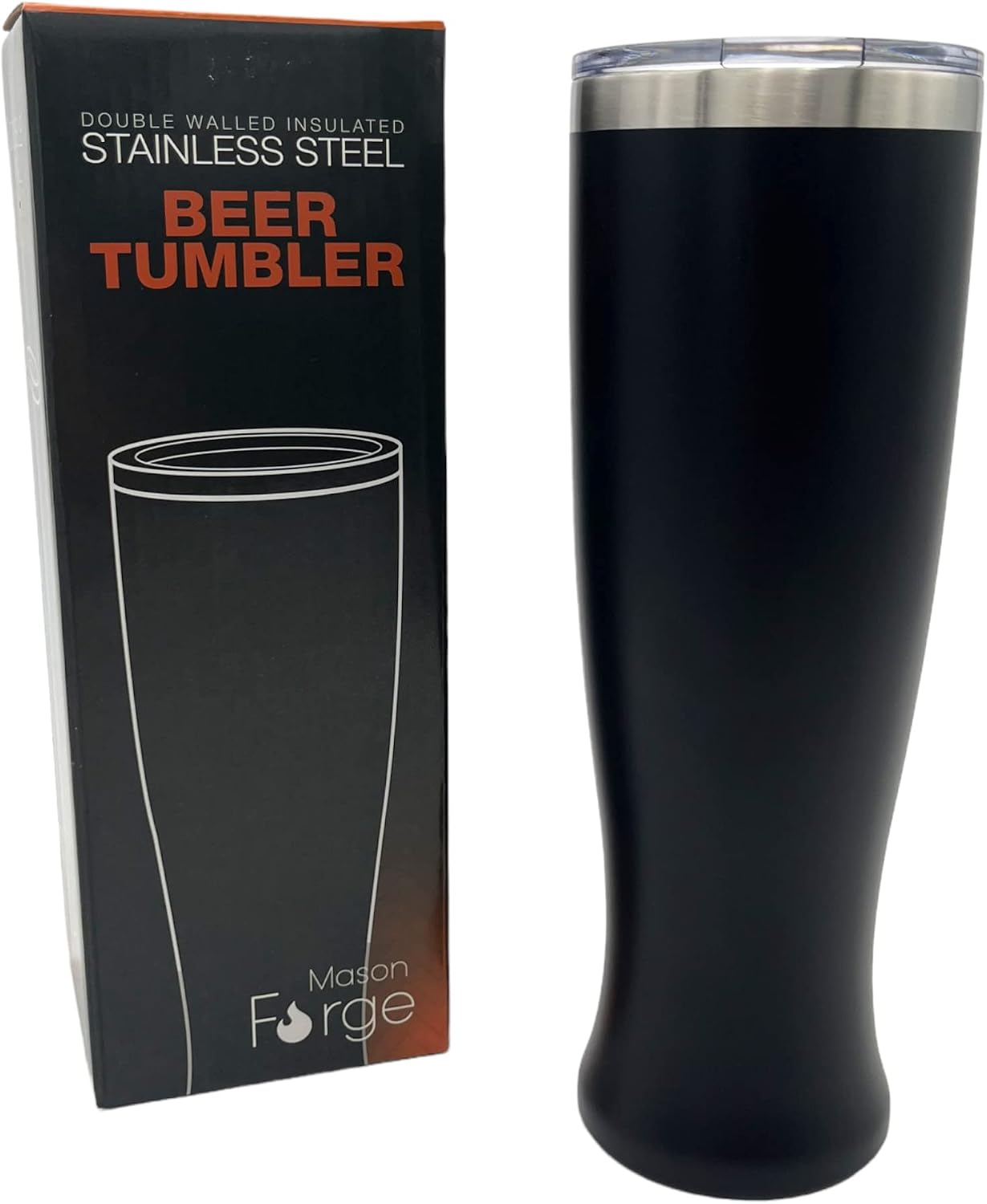 Vaso térmico acero inox 30oz sin sudor vidrio pilsner