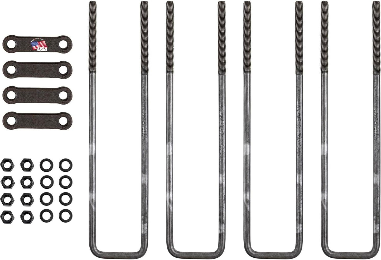 Kit Pernos en U 18" 4 Kits 5/8 Grado 5