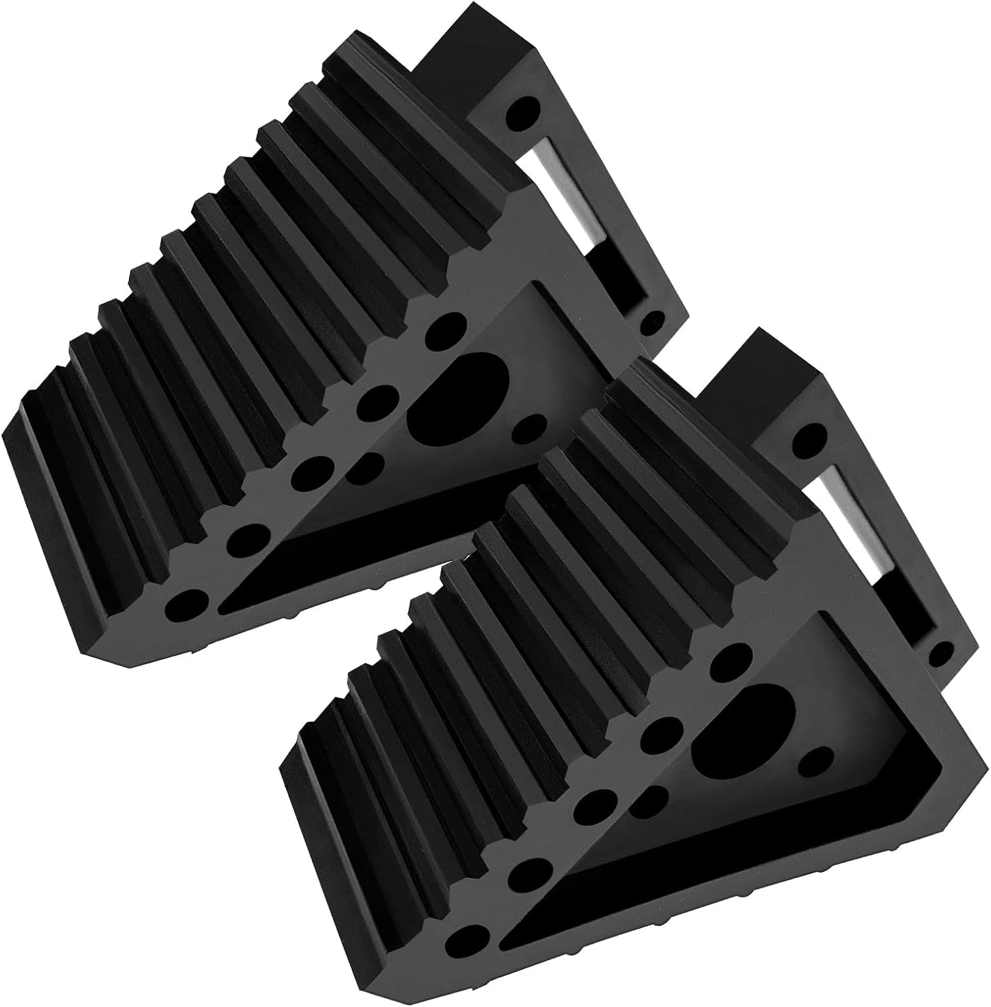 Cuñas goma para RV y camiones con mango negro 2uds