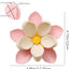 Paquete de 20 clips magnéticos de flores Sakura decorativos para cocina y almacenamiento