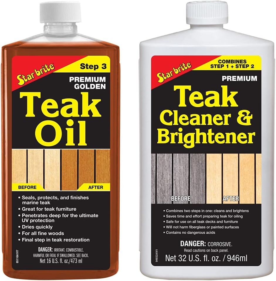 Aceite teca dorada sellador conservador 16oz