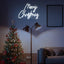 Letrero neón Feliz Navidad con interruptor para decoración
