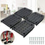 Set 4 suelas zancos goma antiderrap para yeso construcción