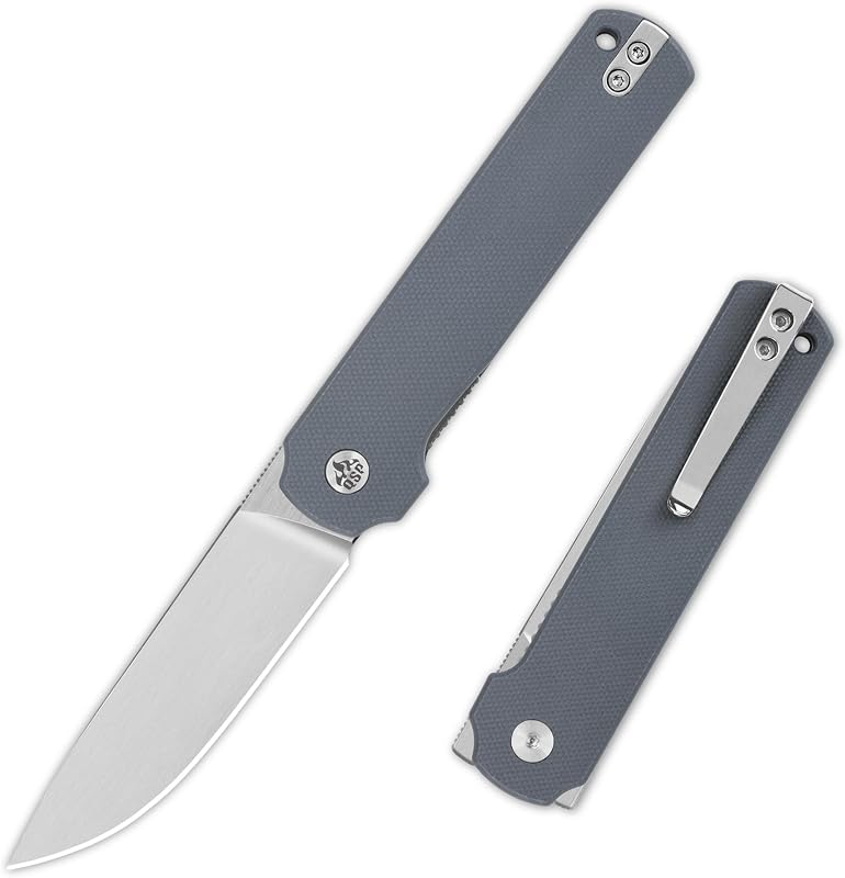 Cuchillo EDC plegable 3.15" Sandvik 14C28N mango G10