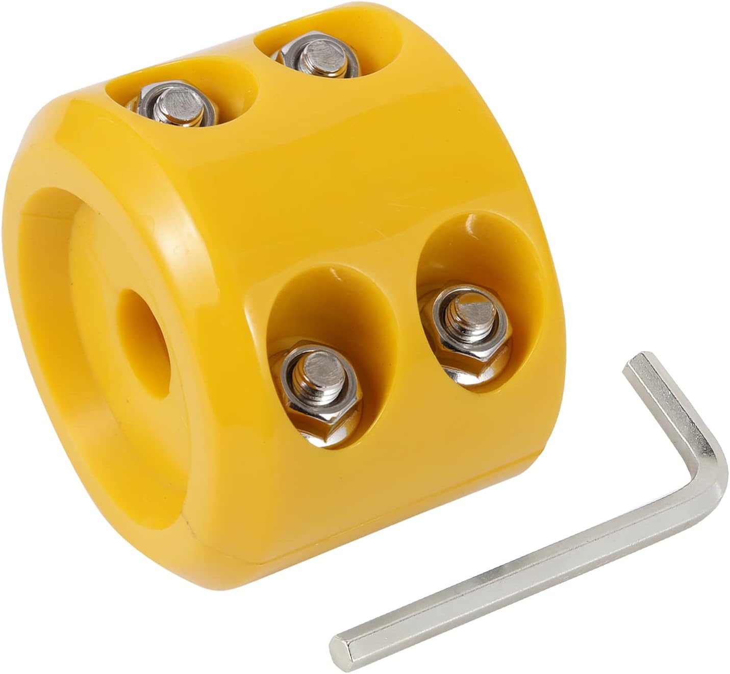 Tapón gancho cable cabrestante ATV UTV con llave Allen amarillo