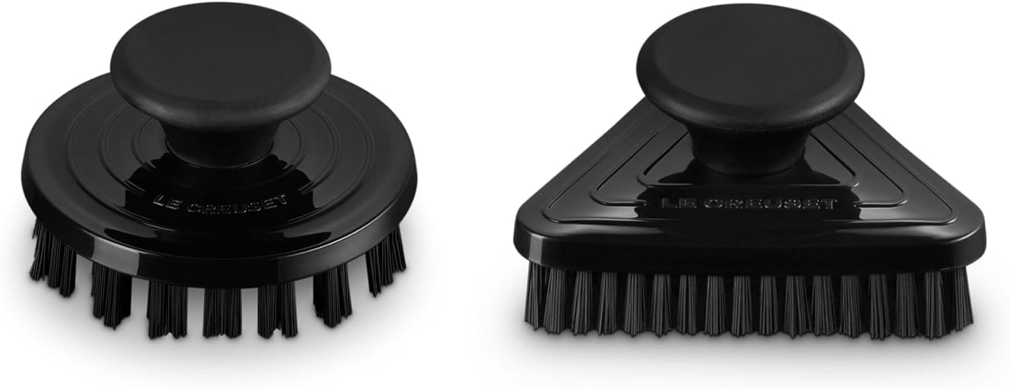 Set 2 Cepillos Limpieza Negro Brillante