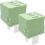2 Relés Automotrices 40A 12V CC 4 Pines SPST Bajo Calor