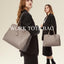 Bolsa profesional de cuero 17.3pulg para laptop gris pardo