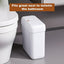 2 Basureros Baño Plástico 3gal/12L y 2.7gal/10L Tapa