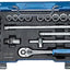 Set 22 zócalos hexagonales 3/8 HMU-10