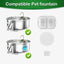 Filtro agua perros comp 7L acero inox 16 juegos