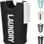Cesta lavandería extragrande 125l plegable color negro