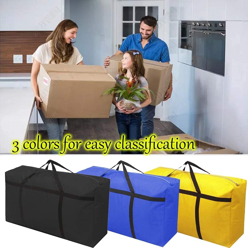 3 bolsas almacenamiento grandes 31.7gal asa fuerte viaje