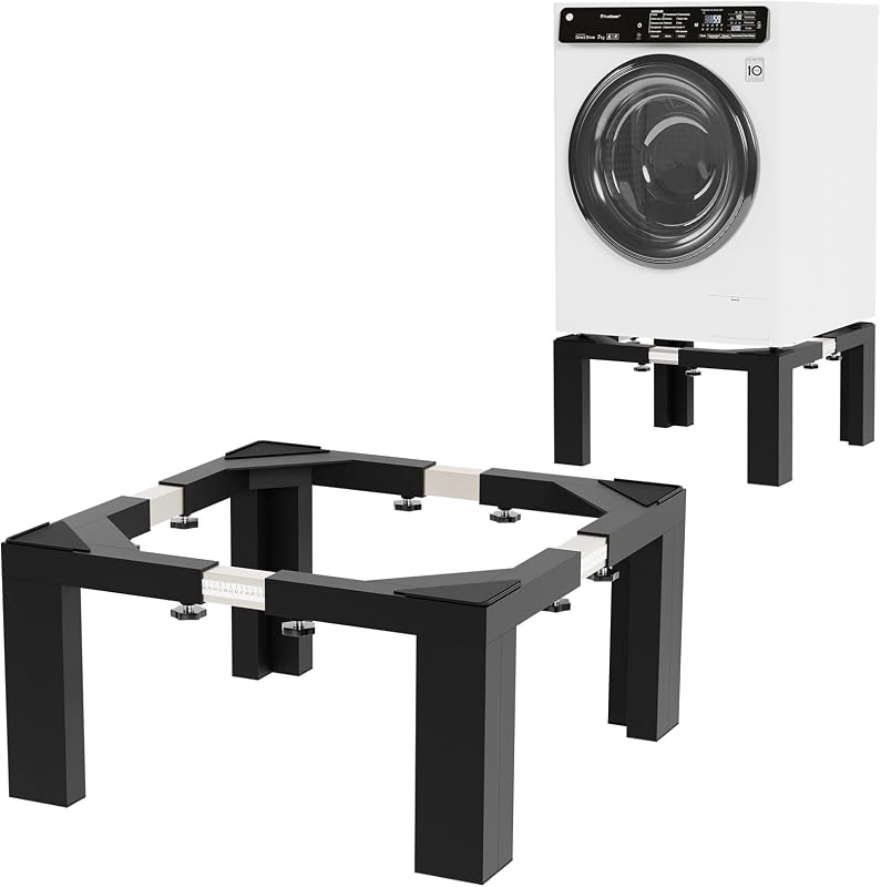 Pedestal lavandería 16" soporte ajustable con alfombrilla