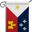 Bandera jardín vertical Fleur De LYS 13x18.5" multicolor