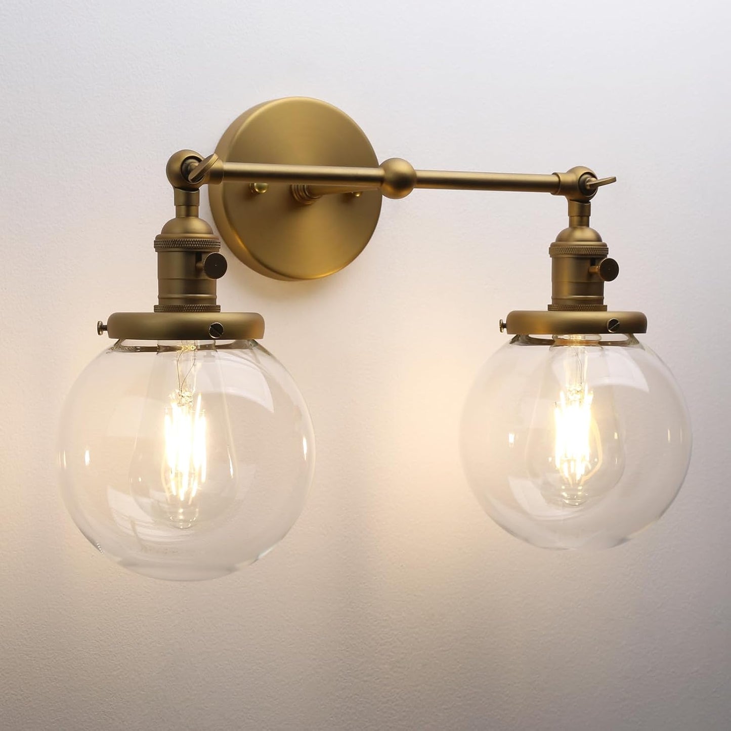 Aplique pared baño luz ajustable 5.9pulg