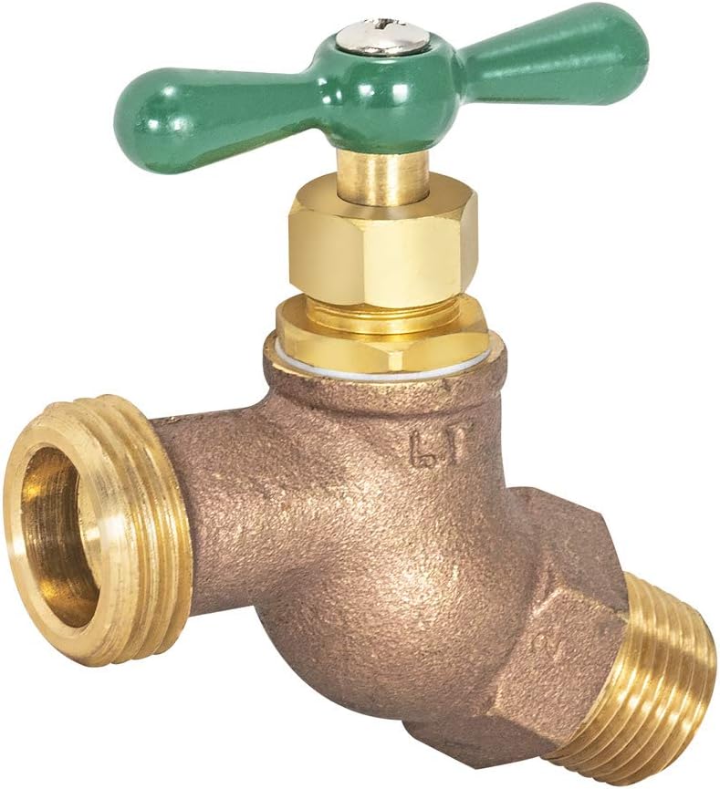 Válvula Bibb manguera MIP 1/2pulg latón 48626