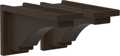 Soportes caja ventana Fairfield 2 Pzas color espresso