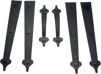 Juego 6 imanes manija bisagra puerta garaje acero decorativo