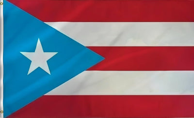 Bandera Puerto Rico 4x6ft poliéster doble costura
