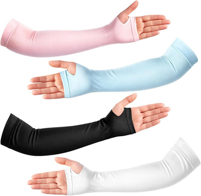 4 Pzas Mangas Protección Solar UV para Hombres y Mujeres