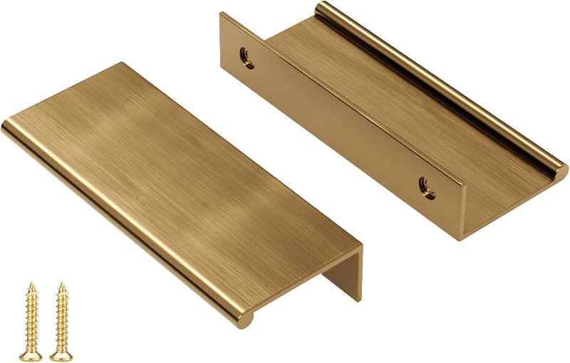 10 Manijas cocina bronce champán 3" tiradores cajones puerta